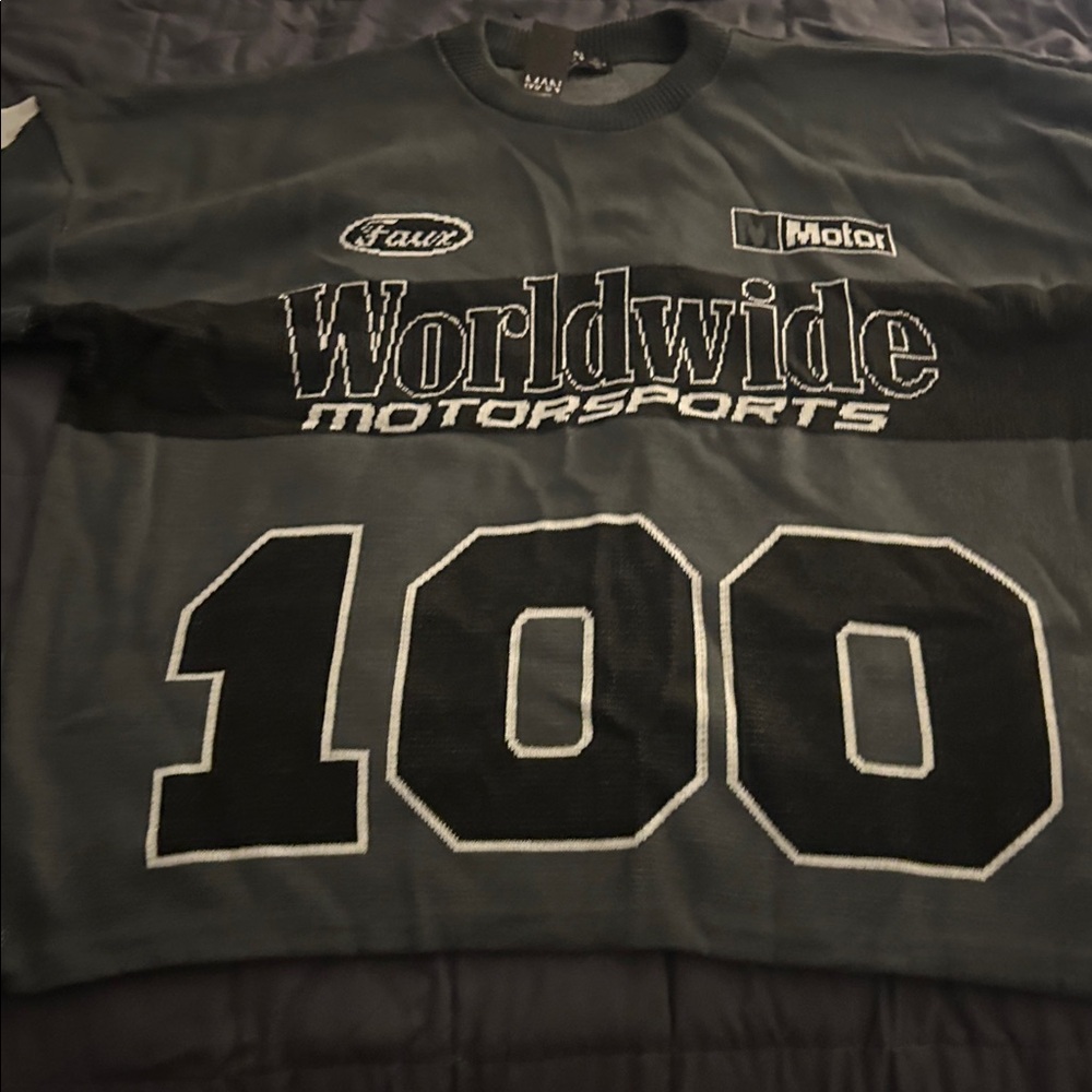 Gray Worldwide Motorsports Sweatshirt